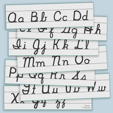 Load image into Gallery viewer, Poster: Spalding Cursive Alphabet Letter Line SCA
