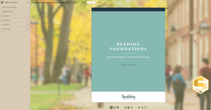 Grade 1: Reading Foundations Web-Based Book Supplemental Teacher's Guide - RFT1 First Grade