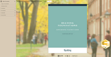 Load image into Gallery viewer, Grade 0: Reading Foundations Web-Based Book Supplemental Teacher&#39;s Guide - RFT0 Kindergarten