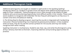 Phonogram Cards - Classroom Set of 87 PC1