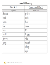 Load image into Gallery viewer, Word Fluency Series 1 Downloadable Resource WF1D