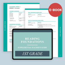 Load image into Gallery viewer, Grade 1: Reading Foundations Web-Based Book Supplemental Teacher&#39;s Guide - RFT1 First Grade