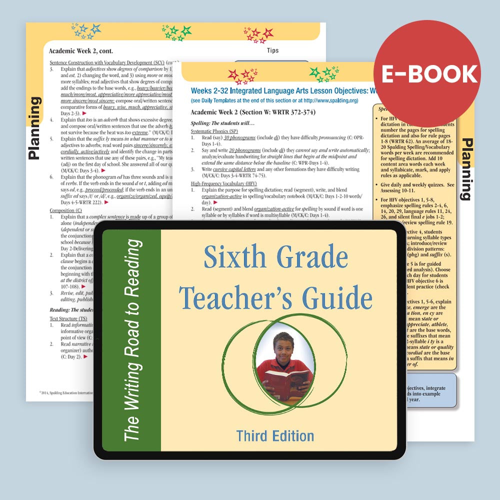 Grade 6: Classic Web-Based Book Teacher's Guide - CTE6 Sixth Grade