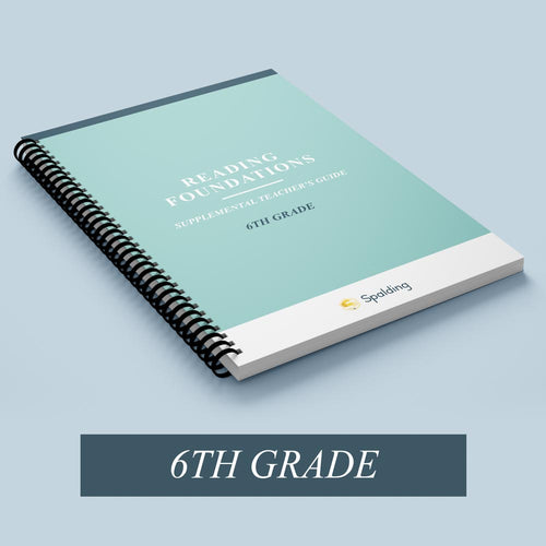 Grade 6: Reading Foundations Physical Supplemental Teacher's Guide - CRFT6 Sixth Grade