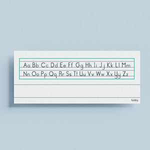 Name Card: Manuscript Alphabet and Name Card for Desk MNC