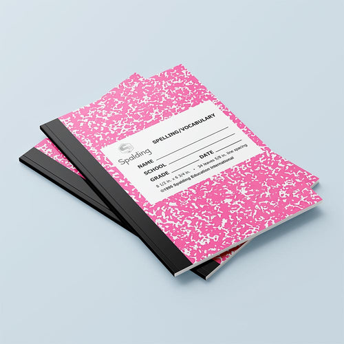 Notebook NB1: Pink Primary Spelling/Vocabulary Notebook