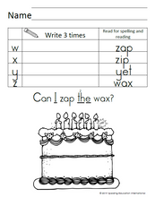 Load image into Gallery viewer, Spalding Phonograms 1-26 Review PAZ