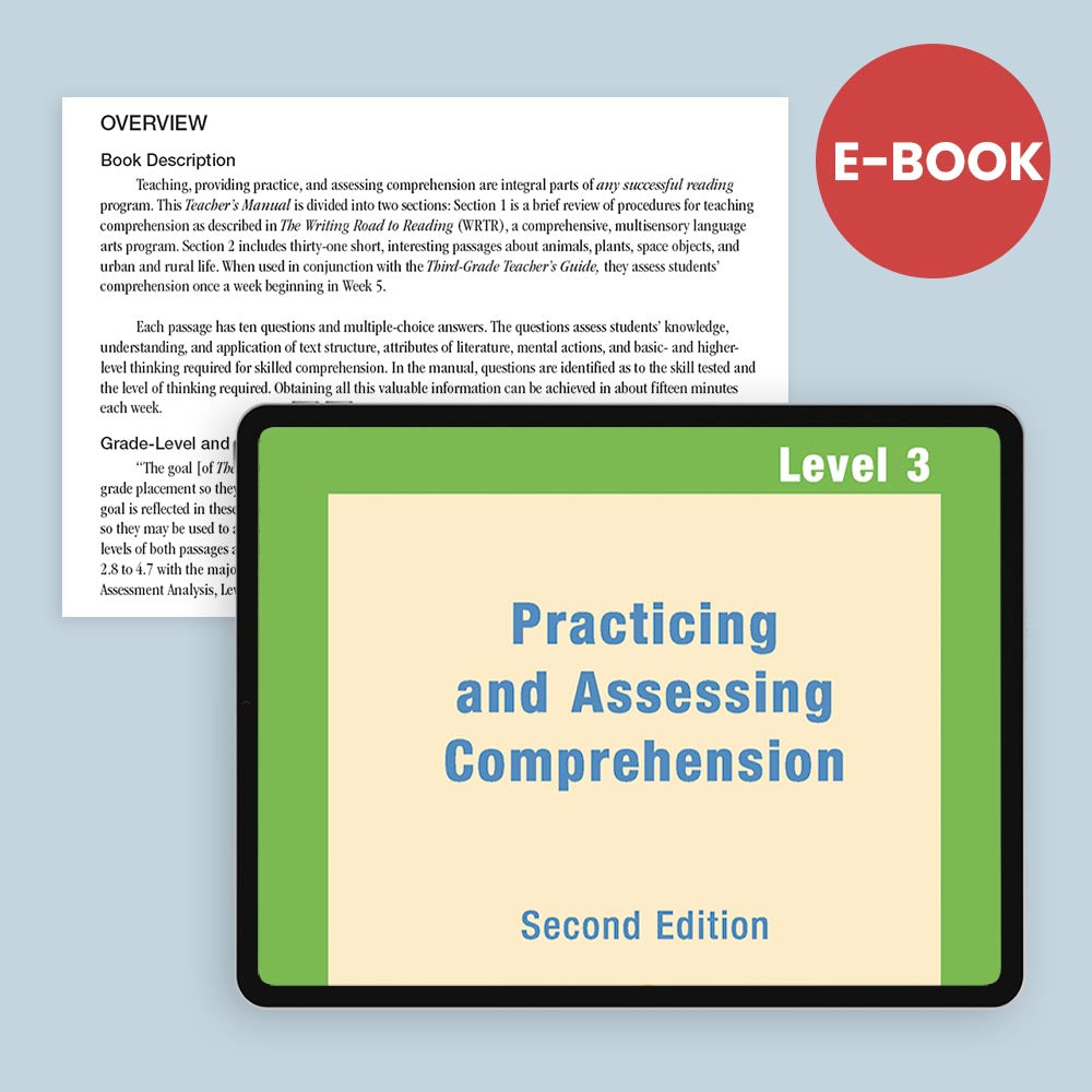 Practicing and Assessing Comprehension - 3rd Grade Teacher's Manual and Student Web-Based Book