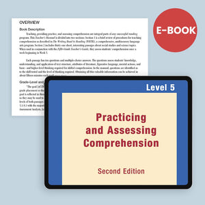 Practicing and Assessing Comprehension - 5th Grade Teacher's Manual and Student Web-Based Book