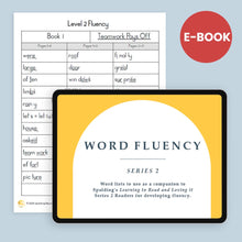 Load image into Gallery viewer, Word Fluency Series 2 Downloadable Resource WF2D